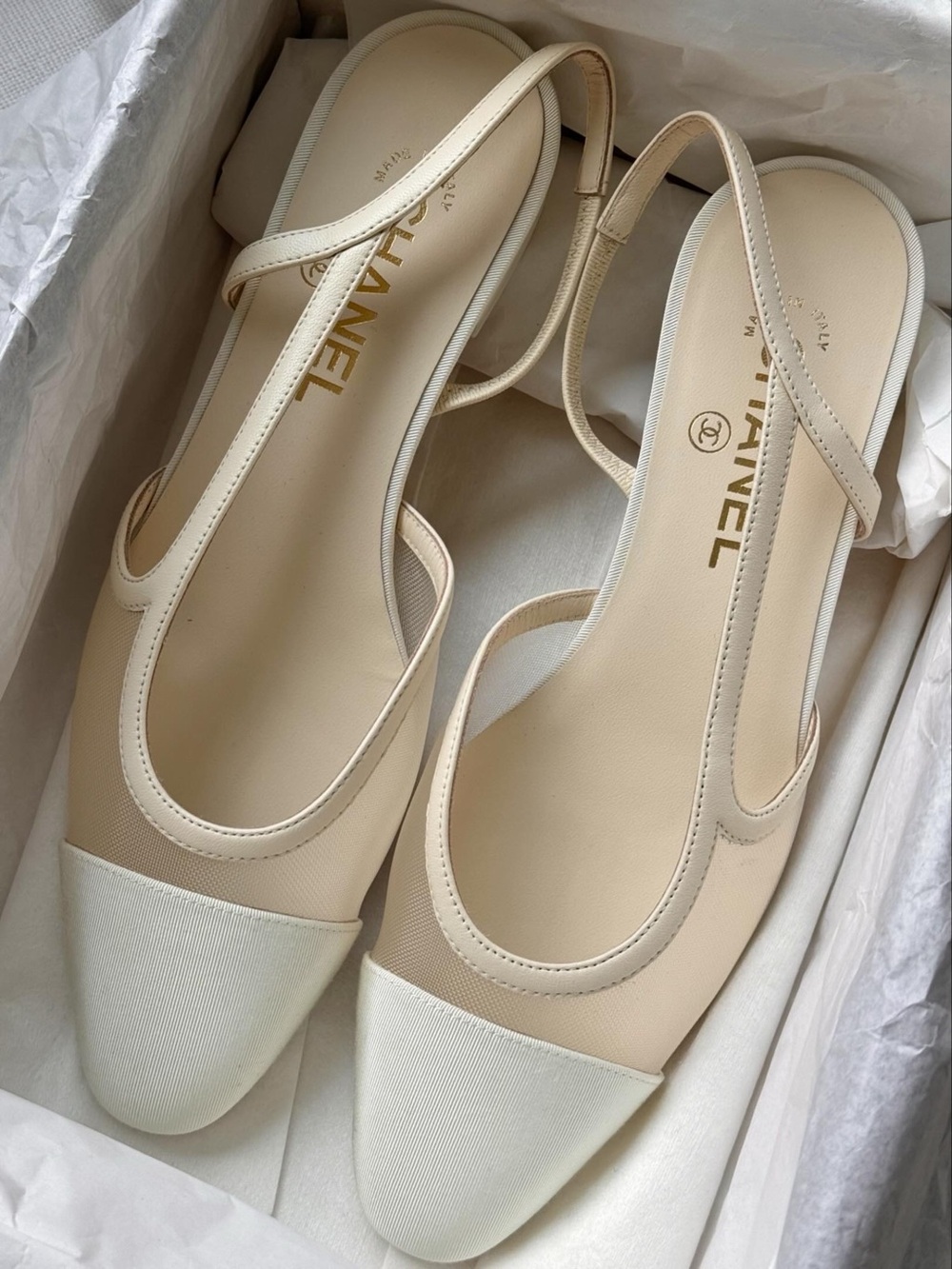 CHANEL mesh slingbacks - Picture 4 of 4